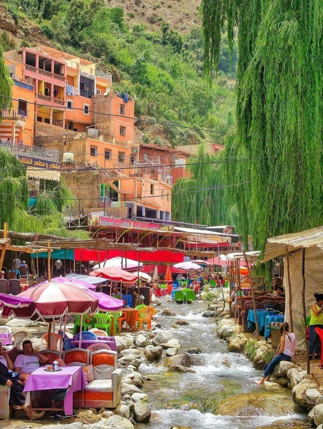 Ourika Valley waterfalls and hiking trail