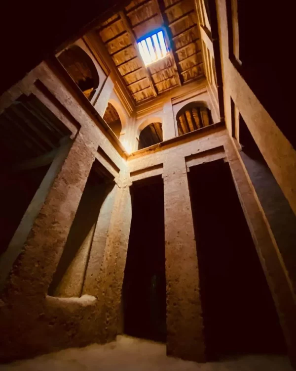 Tente traditionnelle Twareg dans le campement berbère