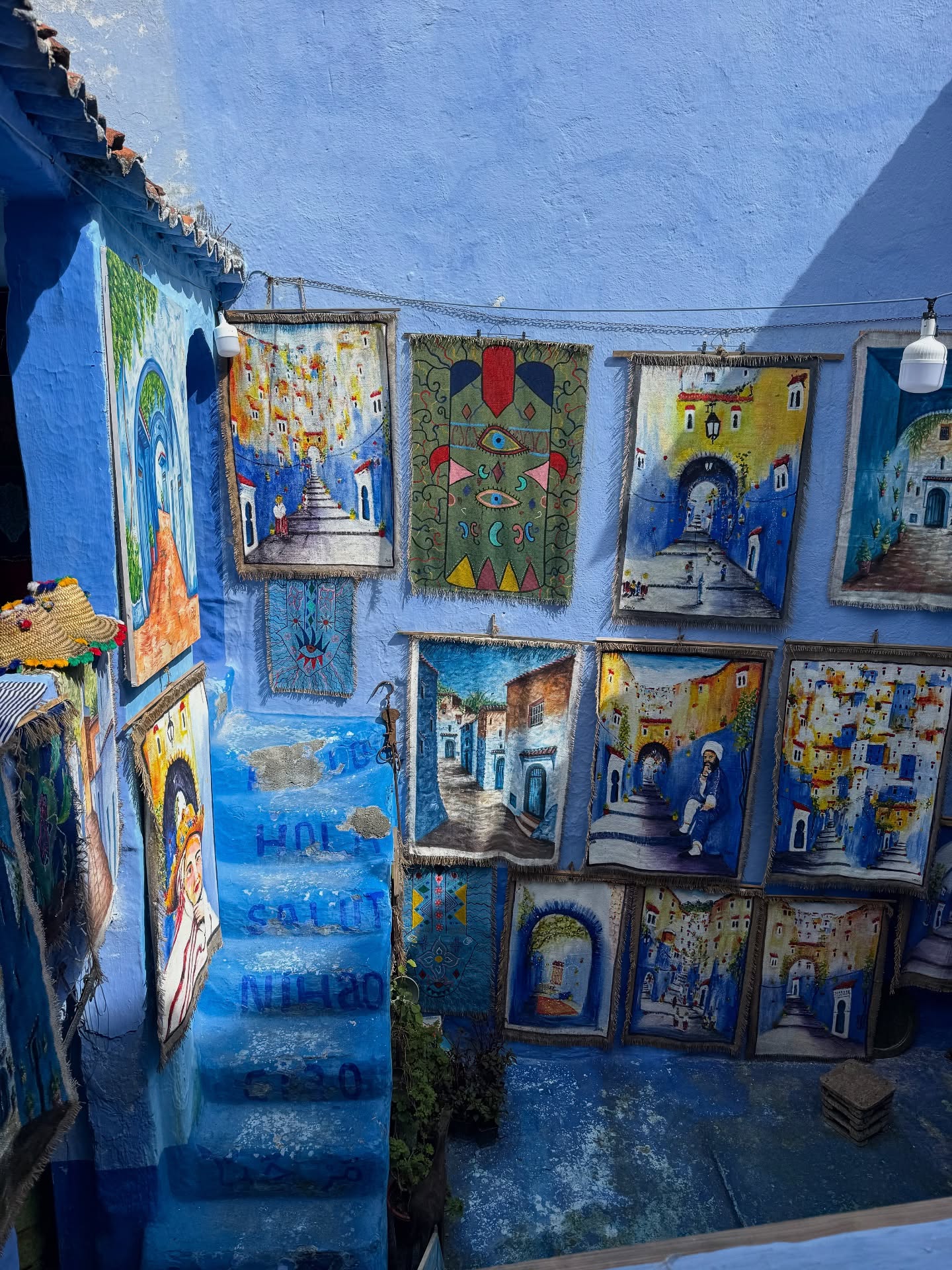 Architecture bleue et blanche de Chefchaouen