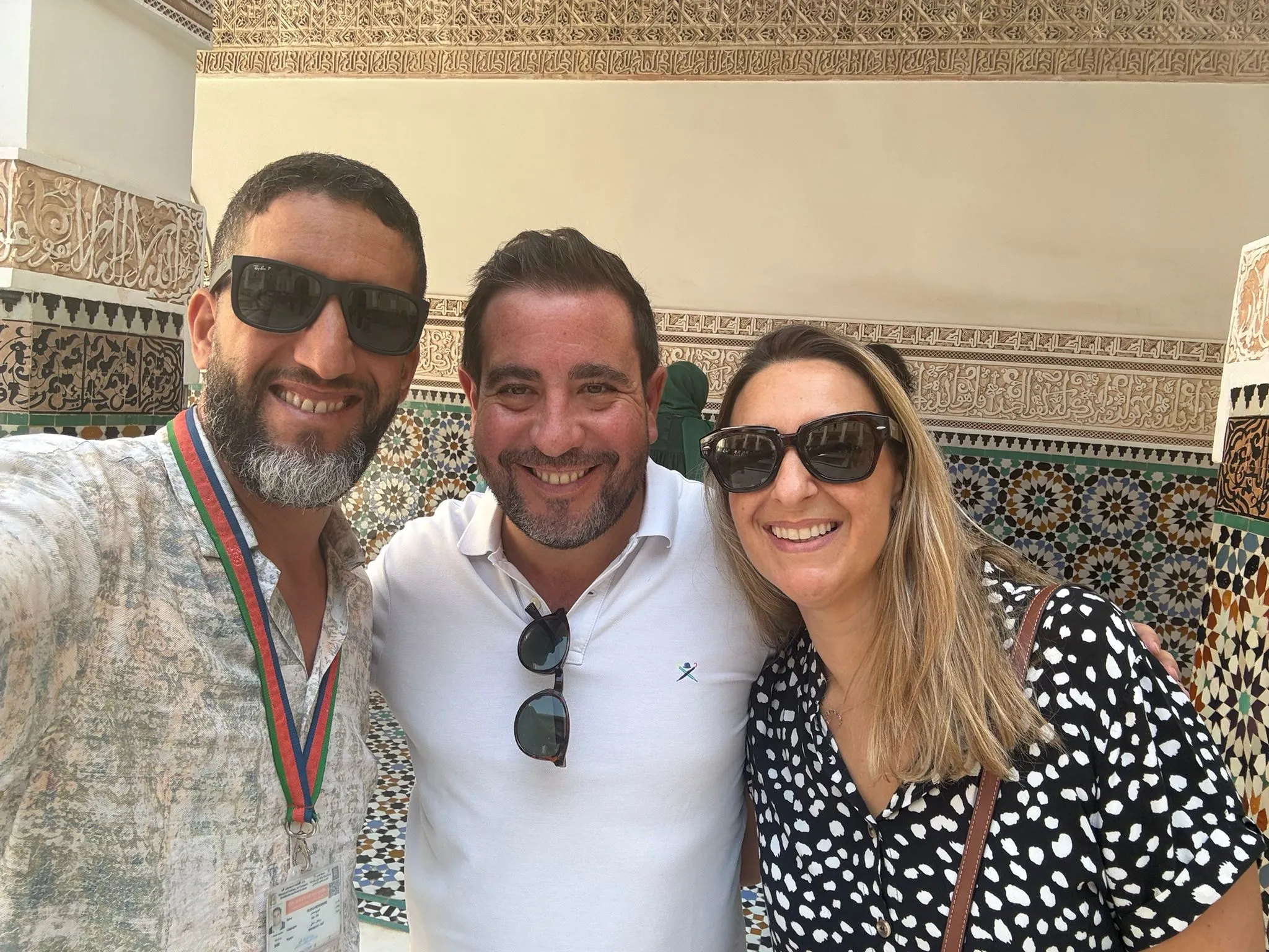 Clients enjoying guided experience Morocco