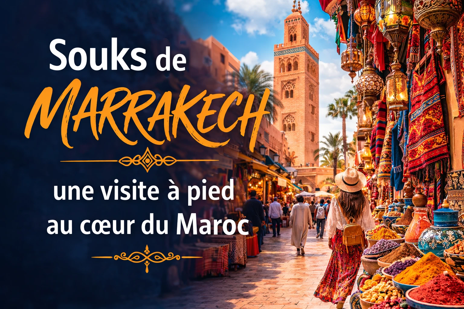 Visite à pied des souks de Marrakech dans la médina