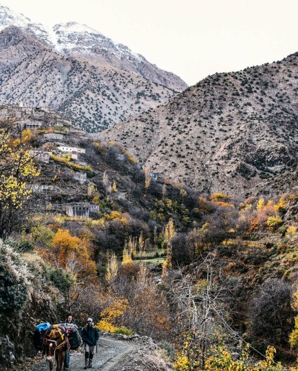 Sentiers de randonnée trekking Atlas marocain - Paysages montagneux