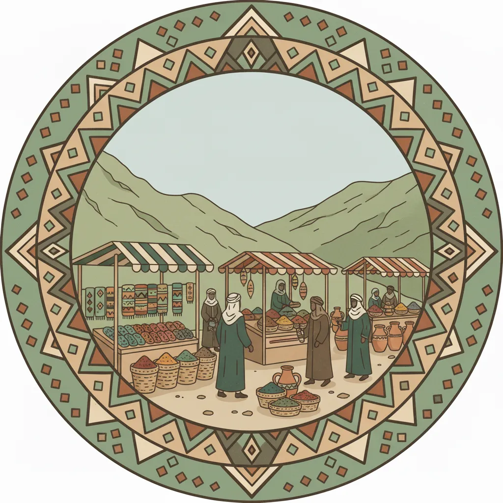Vallée de Tahanaout - Marché berbère