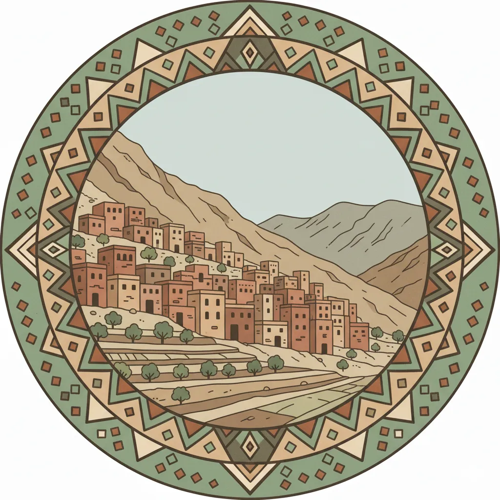 Vallée d'Oukaimeden - Montagnes et villages