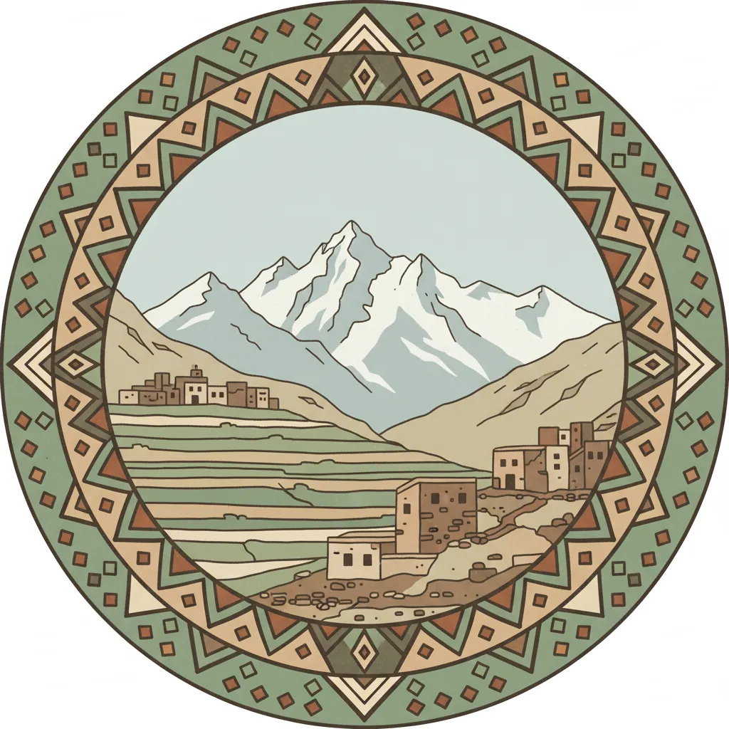 Vallée d'Asni - Vergers et agriculture
