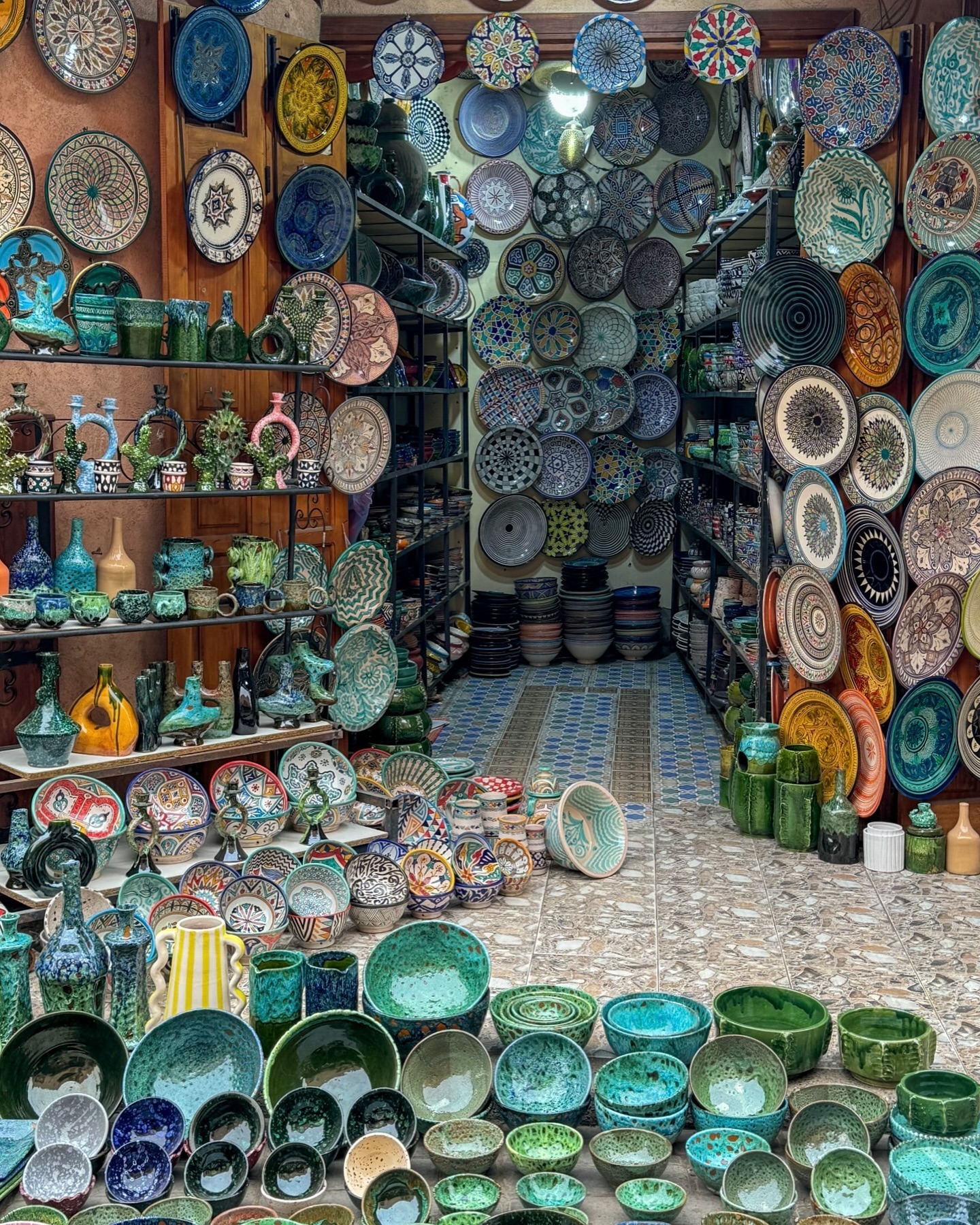 Tombeaux Saadiens, mosaïques du XVIe siècle