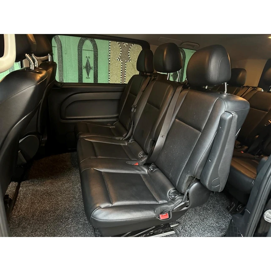 Luxury car interior Marrakech Airport private transfer spacious comfortable