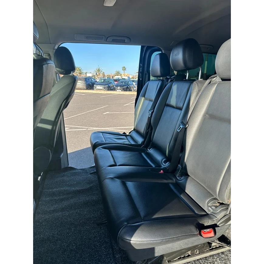 Private transfer Marrakech vehicle interior leather seats