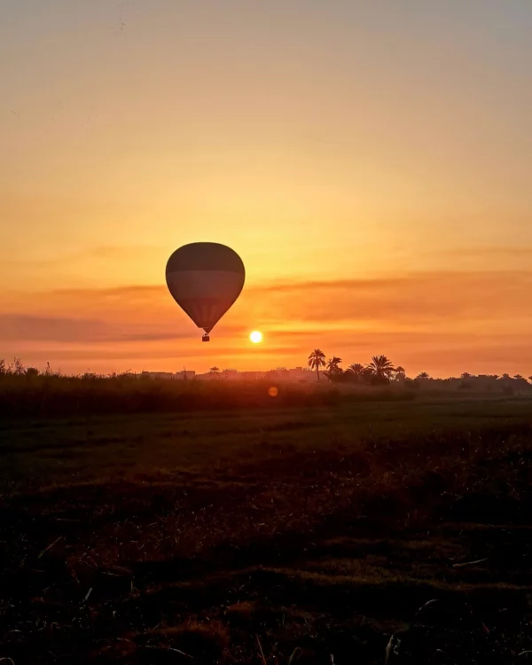 Hot air balloon flight Marrakrech