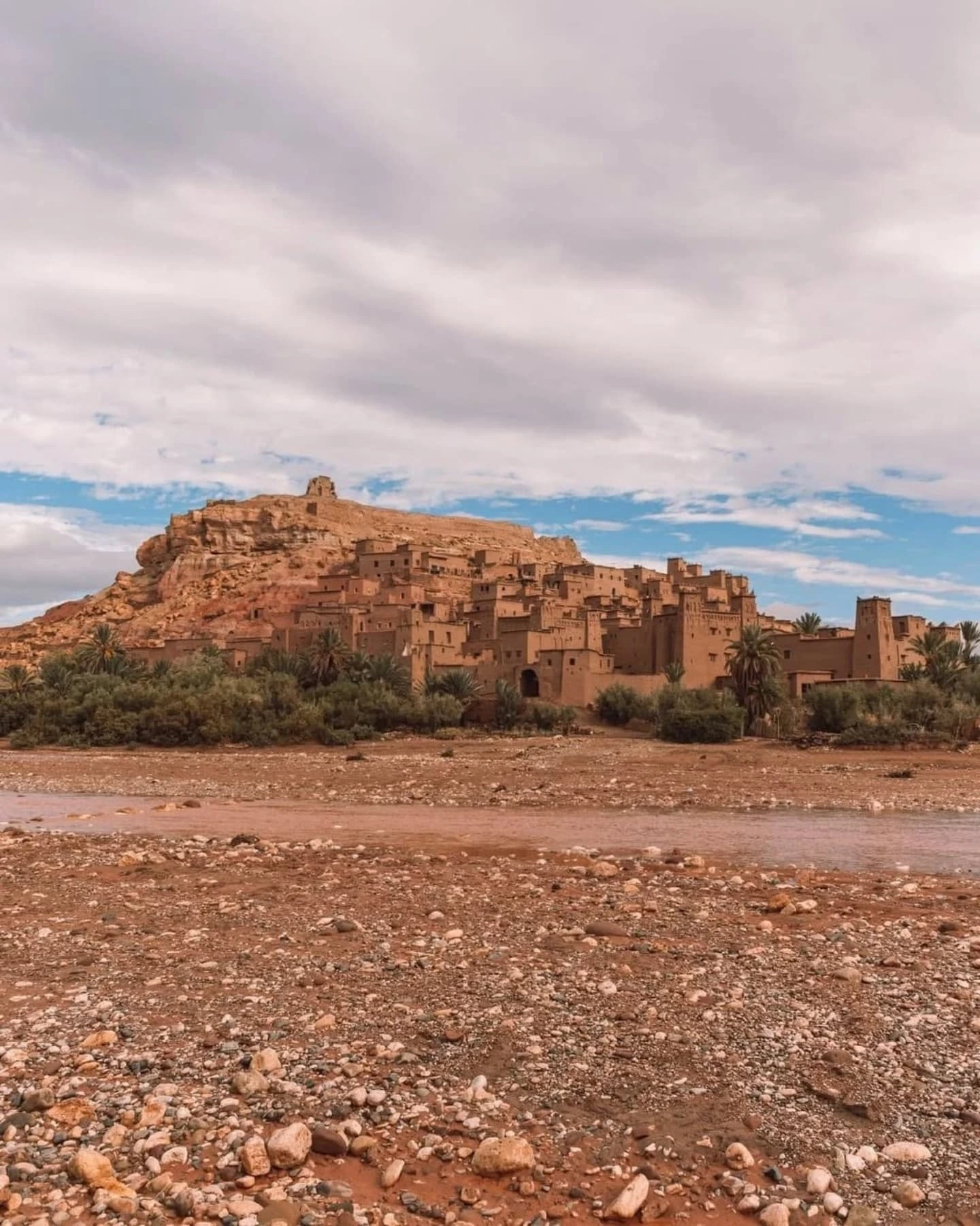 Aït-Ben-Haddou ksar — UNESCO World Heritage Site in Morocco and example of Berber earthen architecture