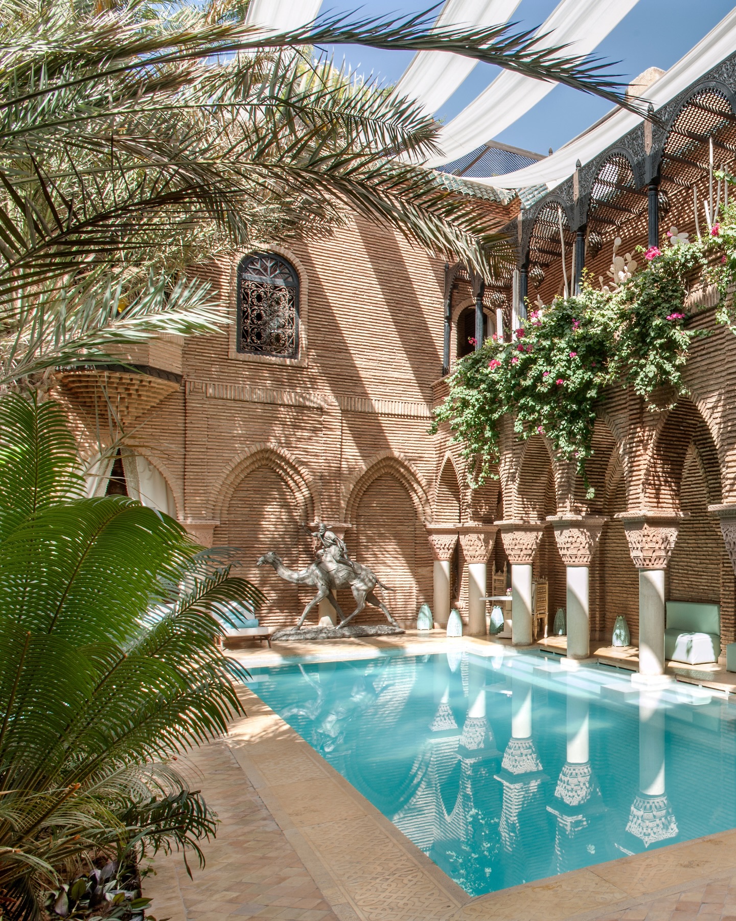 La Sultana Marrakech spa treatment room with traditional hammam décor