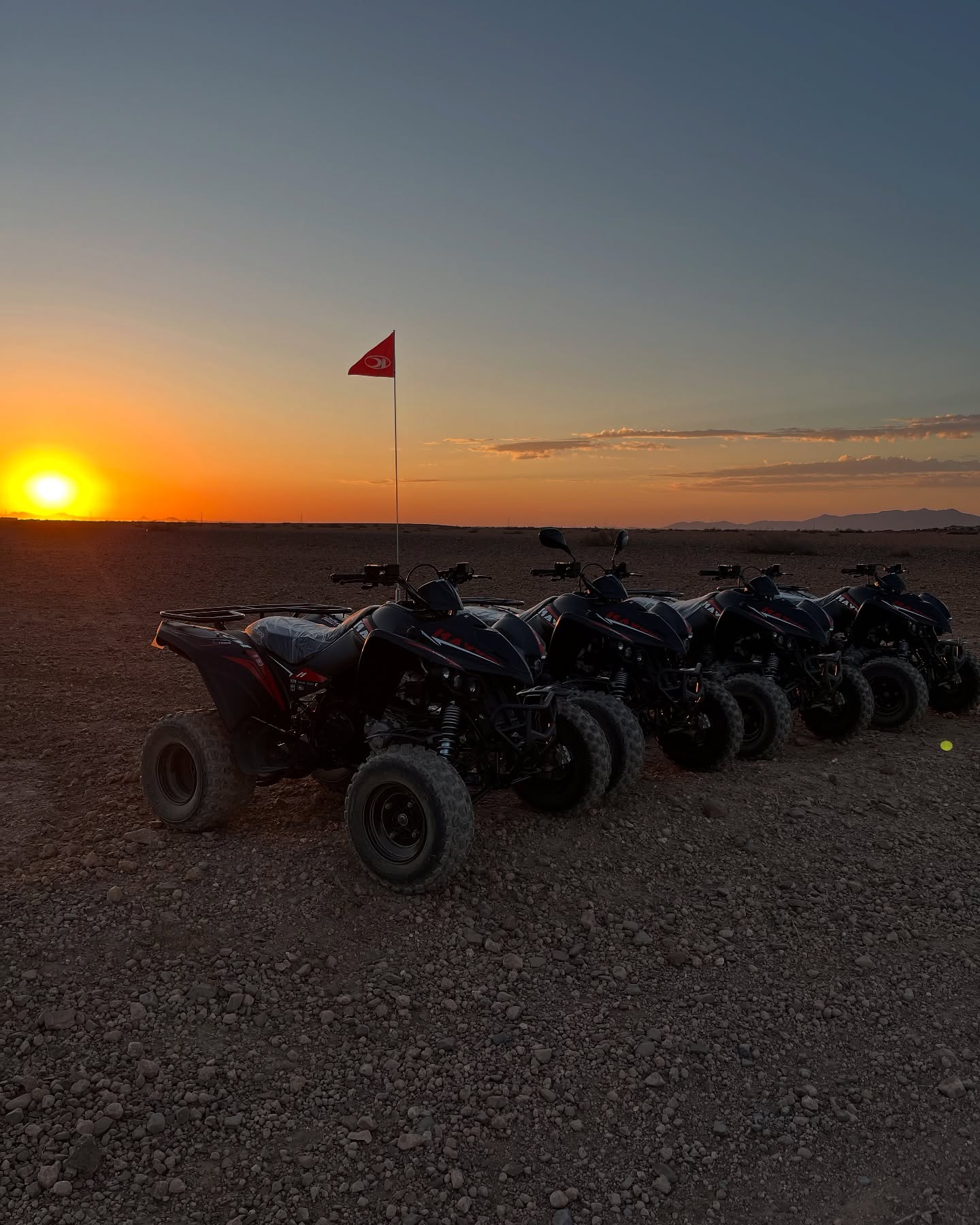 High Atlas Mountains sunset Morocco panoramic view