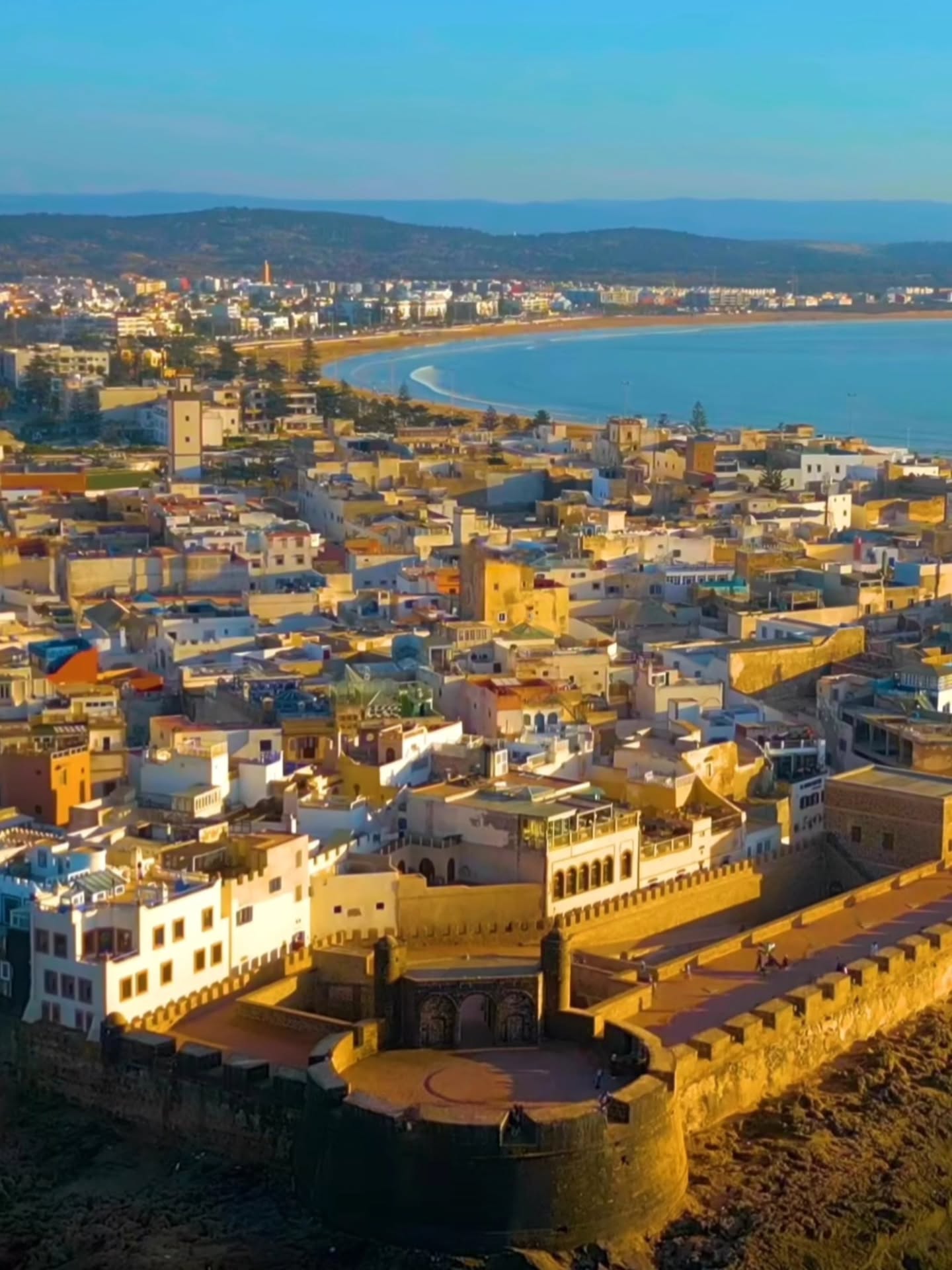 Calles azules y blancas de Esauira