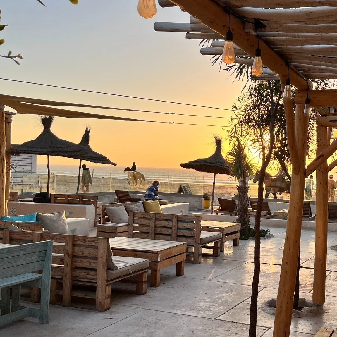 Essaouira sunset sea view Morocco