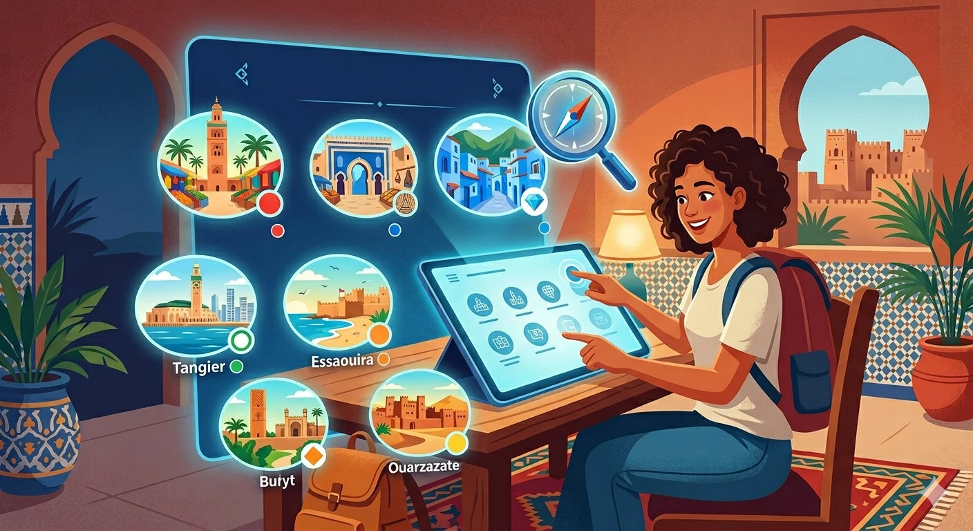 Trouver votre meilleure ville au Maroc — outil de sélection pour nomades numériques