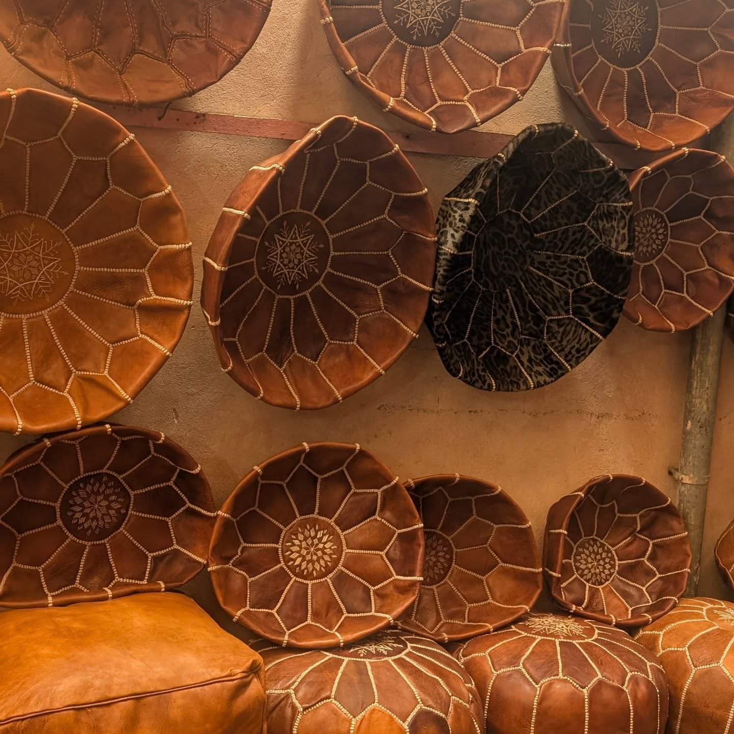 Vibrant crafts and wares inside the Marrkech medina souks