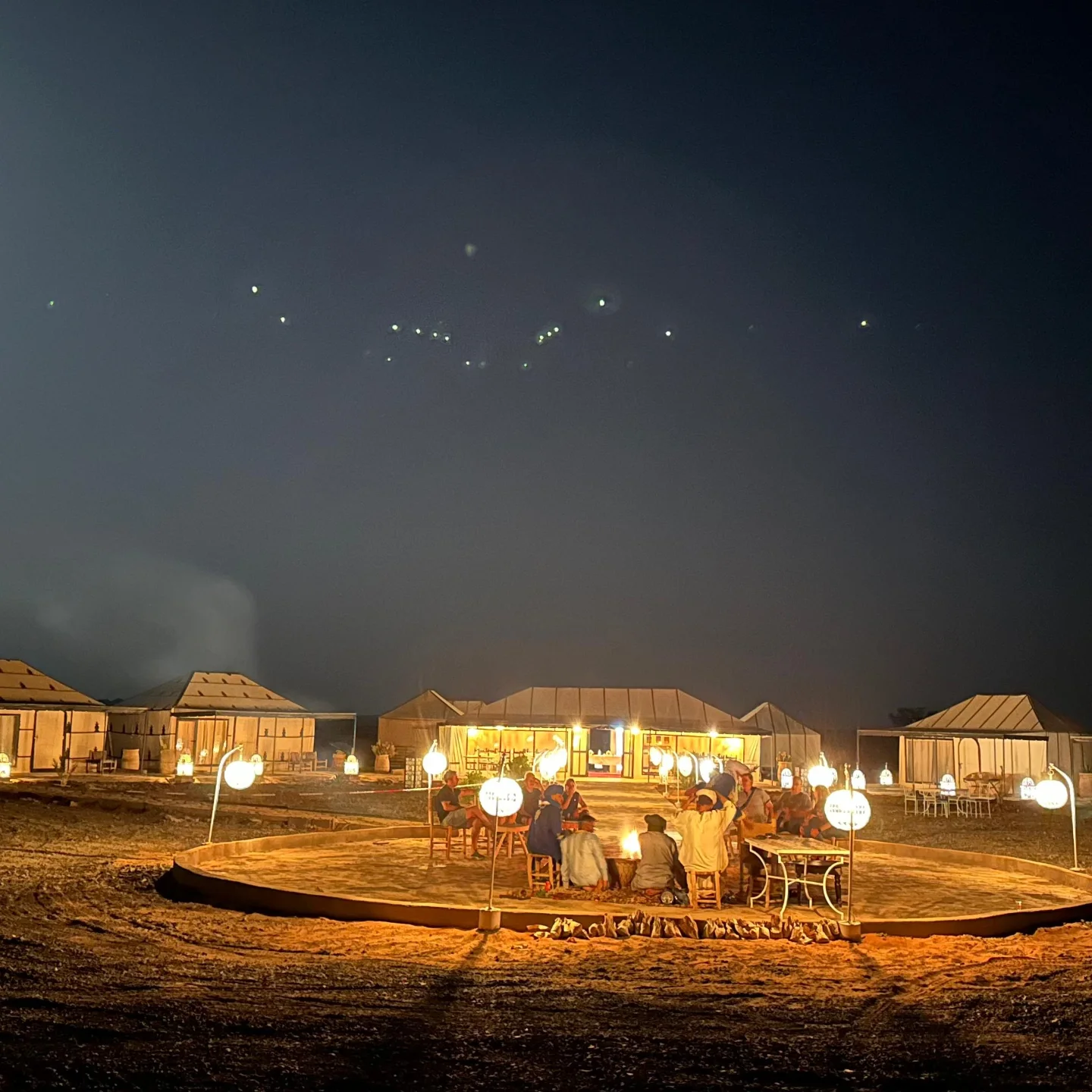 Luxury desert camp Morocco interior