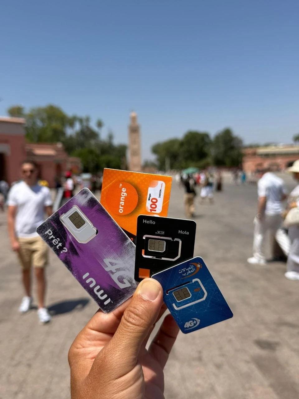 Morocco SIM card options — Maroc Telecom, Inwi and Orange prepaid packs
