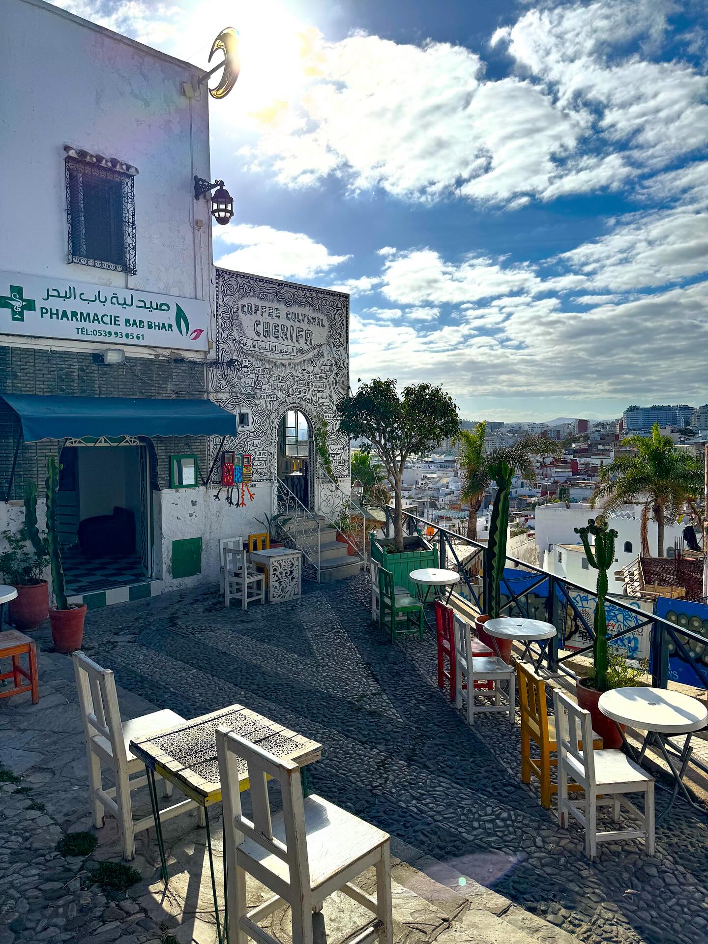 Cape Spartel lighthouse where Mediterranean meets Atlantic Ocean