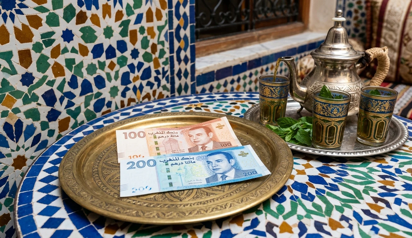Guía completa de billetes y monedas del dírham marroquí MAD para viajeros