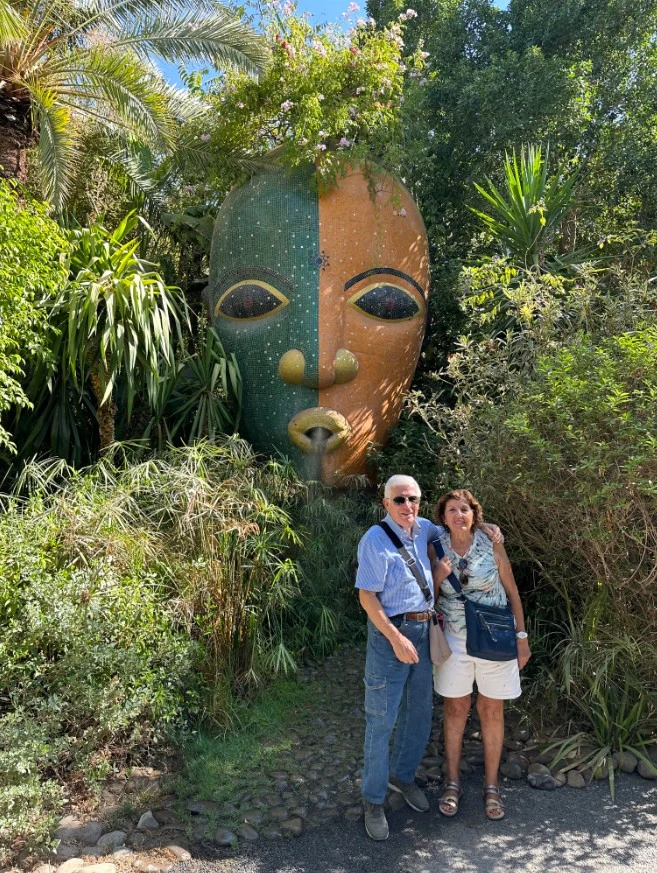 Senior couple on a guided Morocco tour exploring a medina