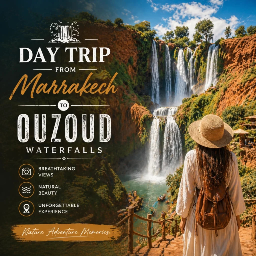 Day trip from Marrakech to Ouzoud Waterfalls