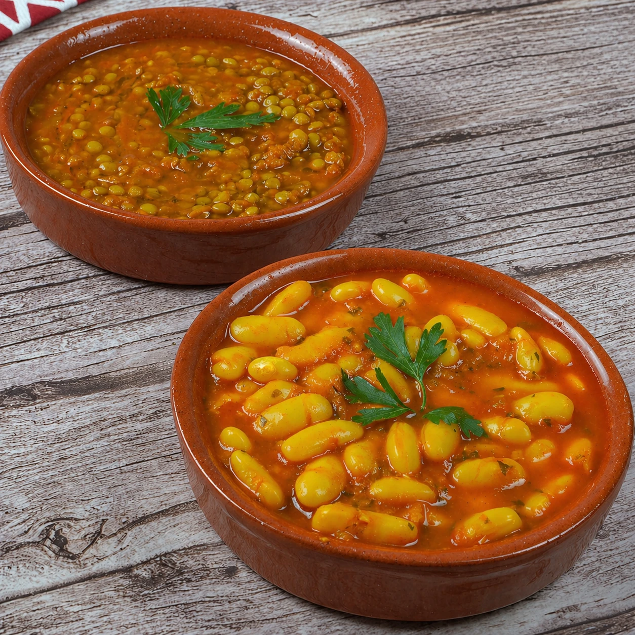 Loubia — Moroccan white bean stew in tomato sauce
