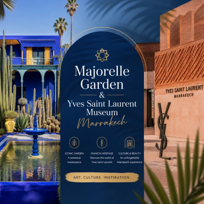 Majorelle Garden & Yves Saint Laurent Museum Marrakech