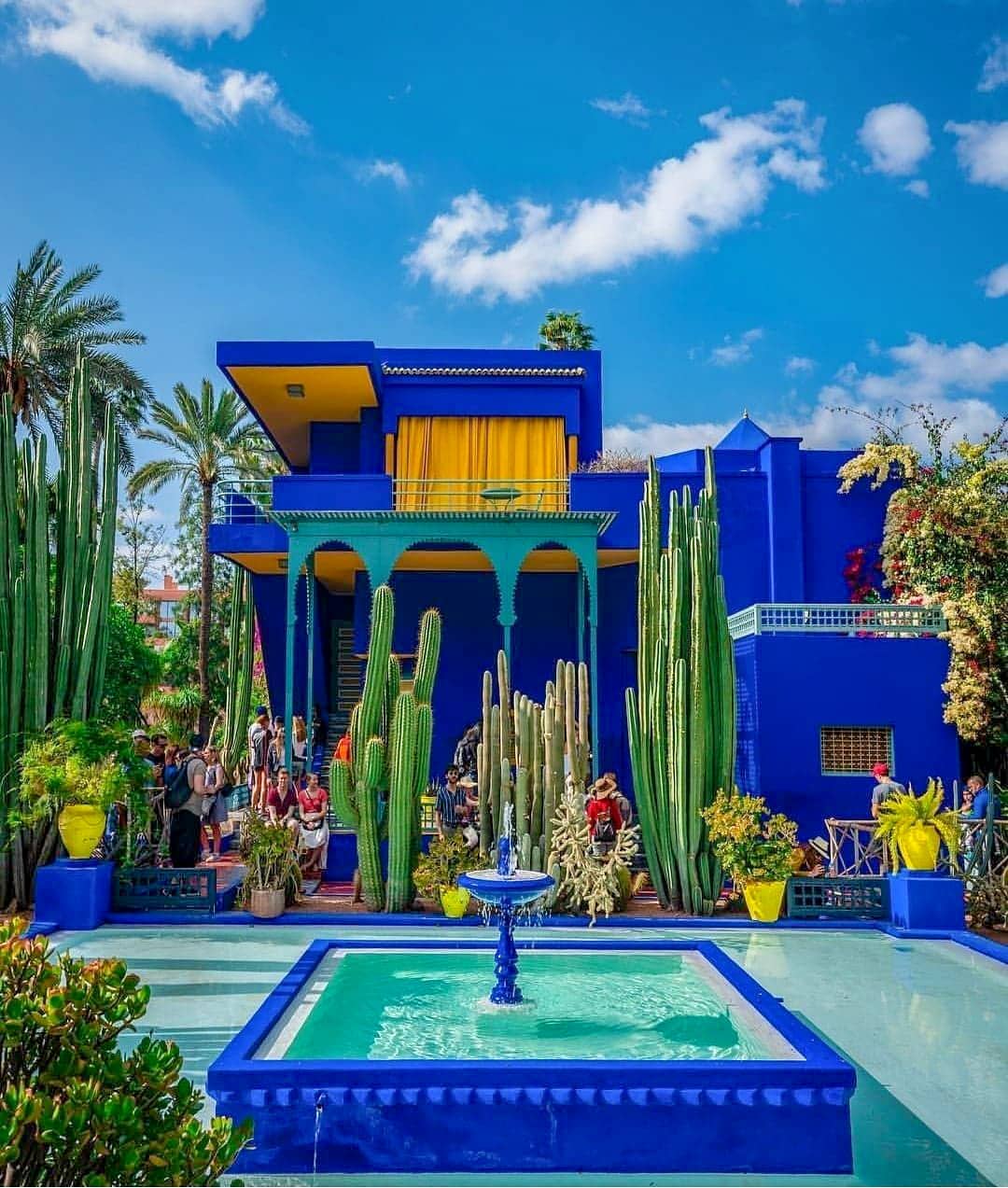 Majorelle Garden in Marrakech — one of the most visited attractions