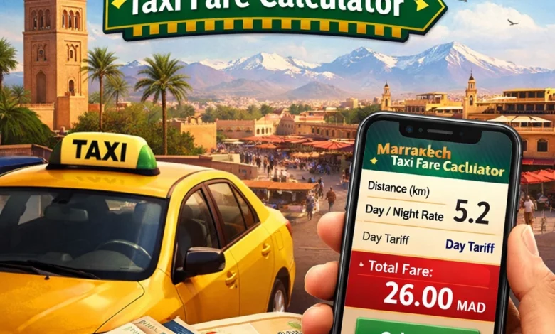 Marrakech Taxi Fare Calculator