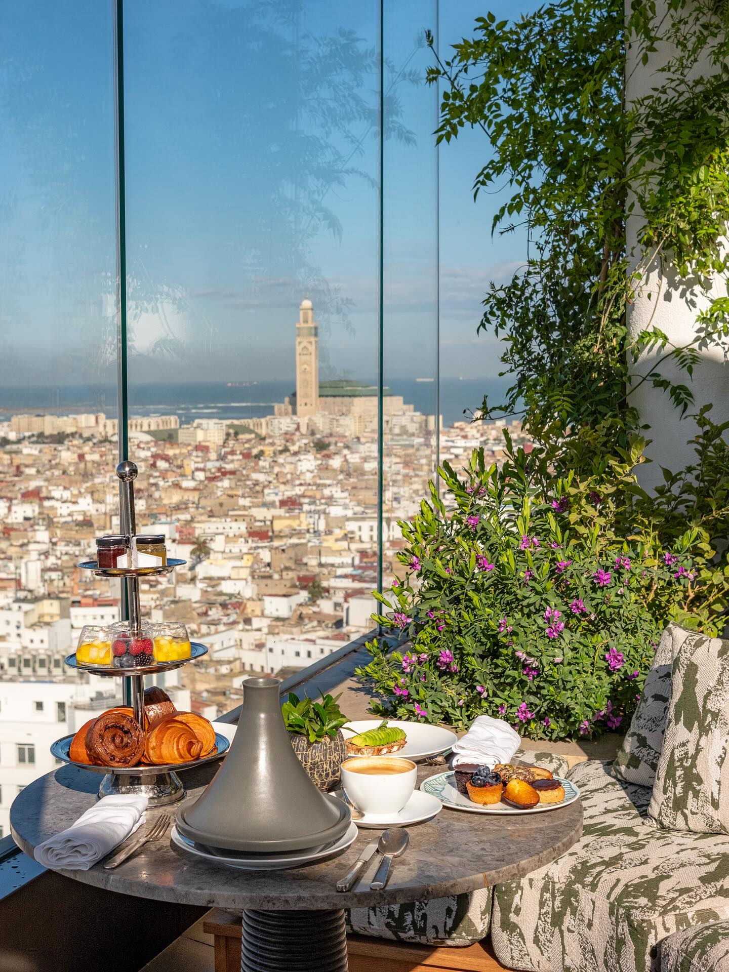 Aerial view of Casablanca — the largest city in Morocco