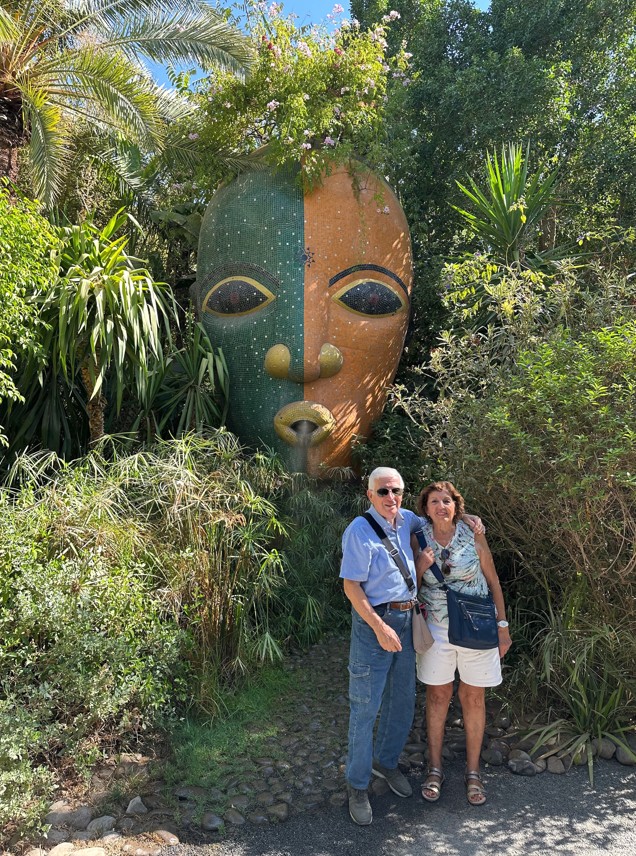 Couple travelling in Marrakech, Morocco