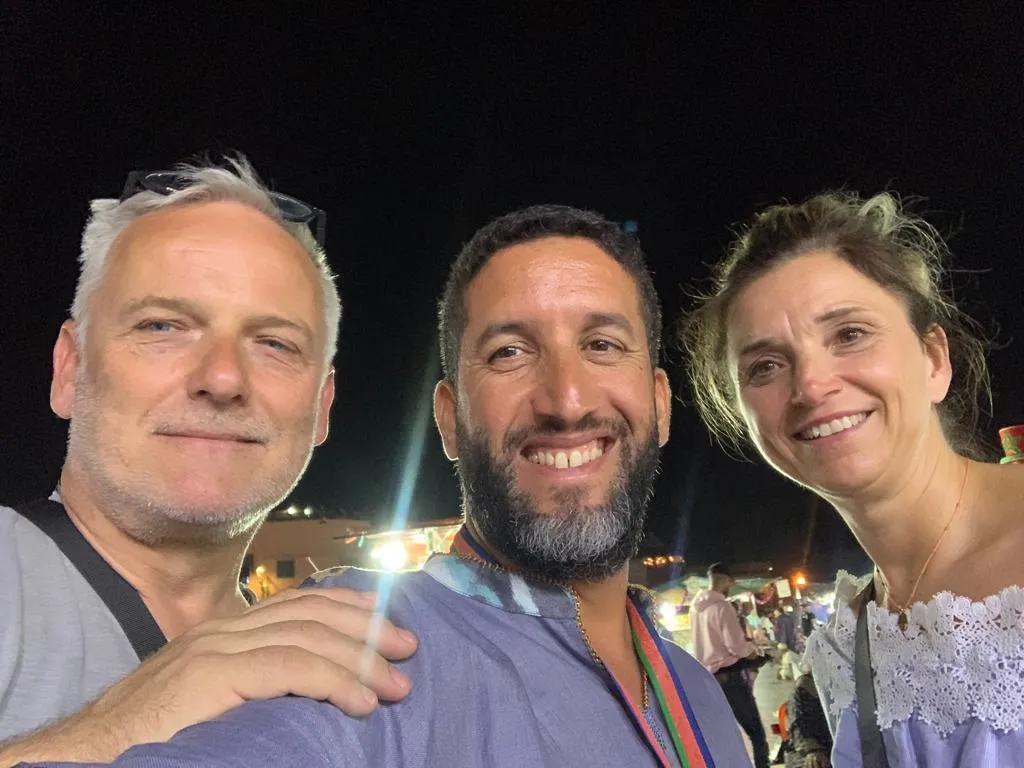 Couple travelling in Morocco with a local licensed guide