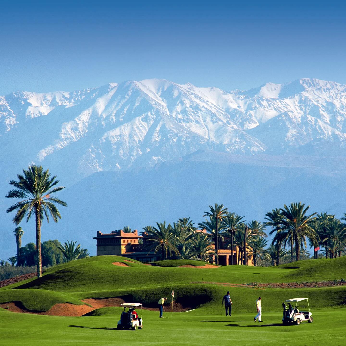 Road through the Atlas Mountains — travel by car is ideal for covering Morocco efficiently