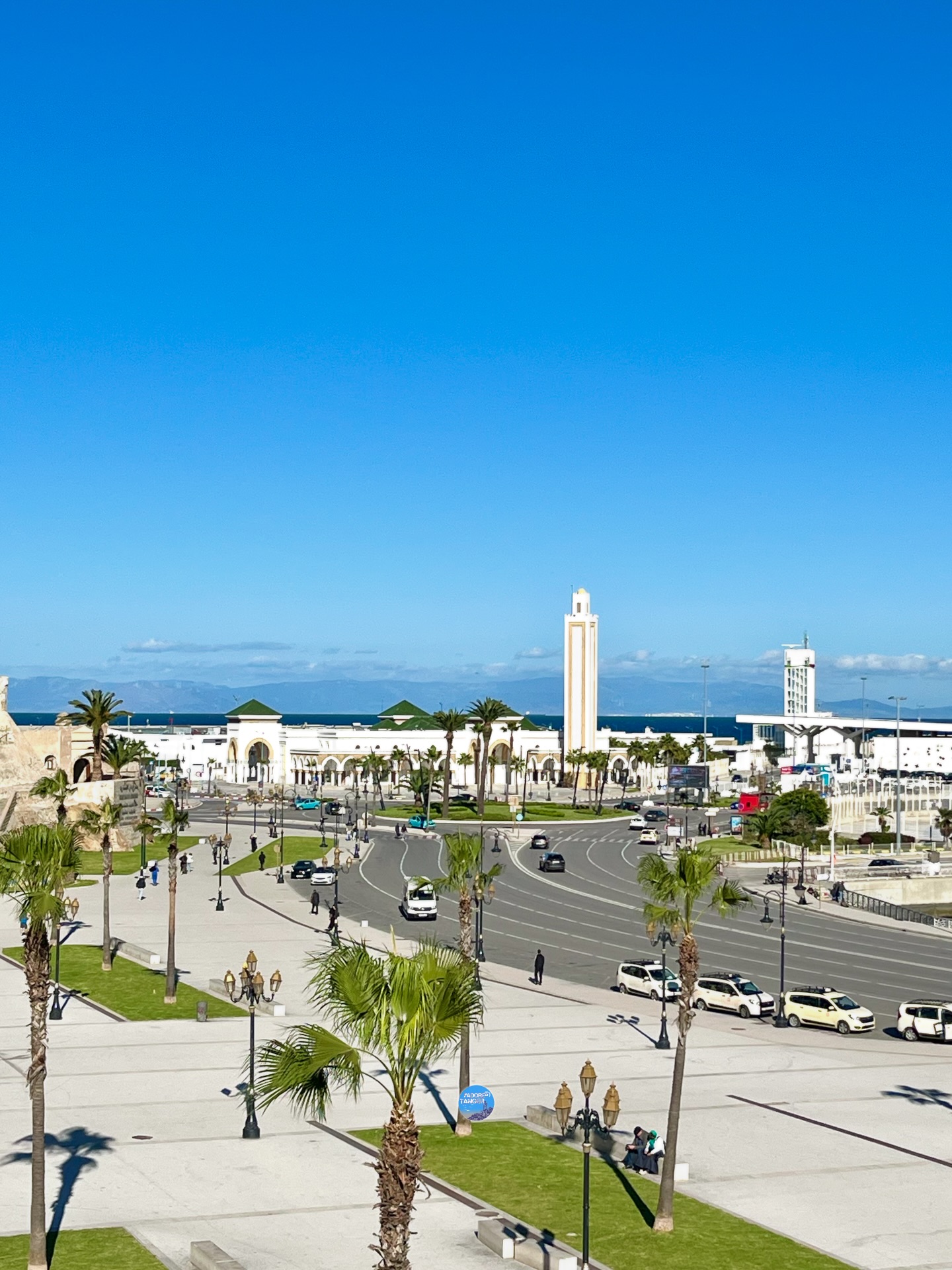 Tangier medina and strait of Gibraltar view – best summer destination in northern Morocco