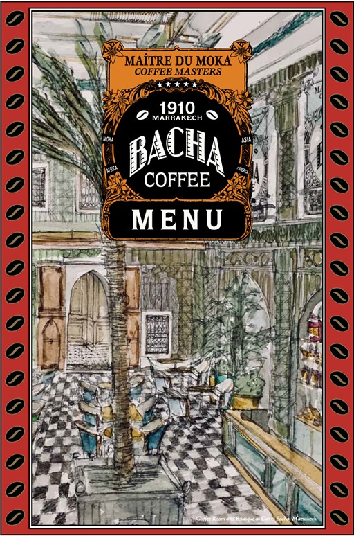 Couverture du menu du Café Bacha Marrakech