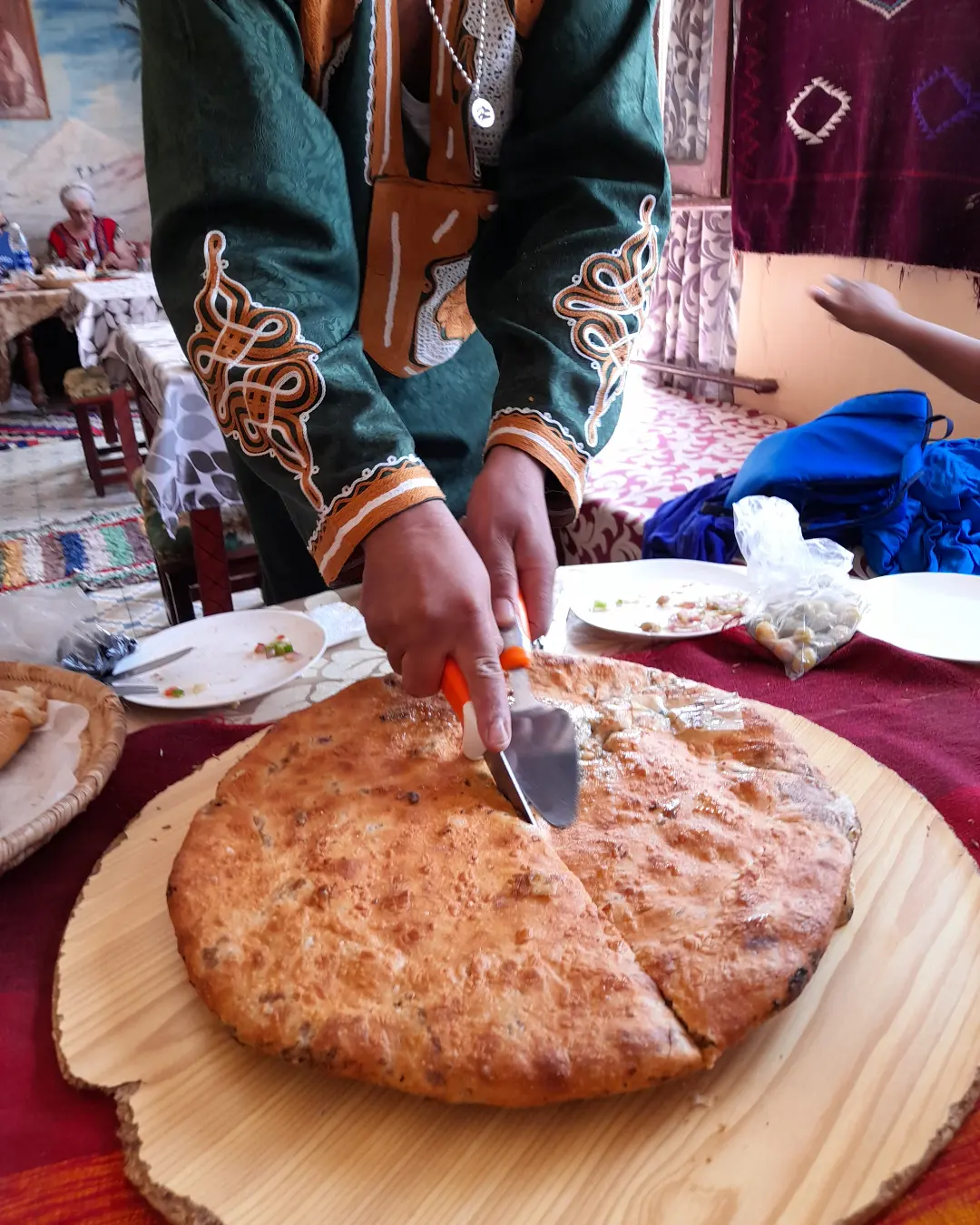 Madfouna Berber Pizza Morocco traditional dish