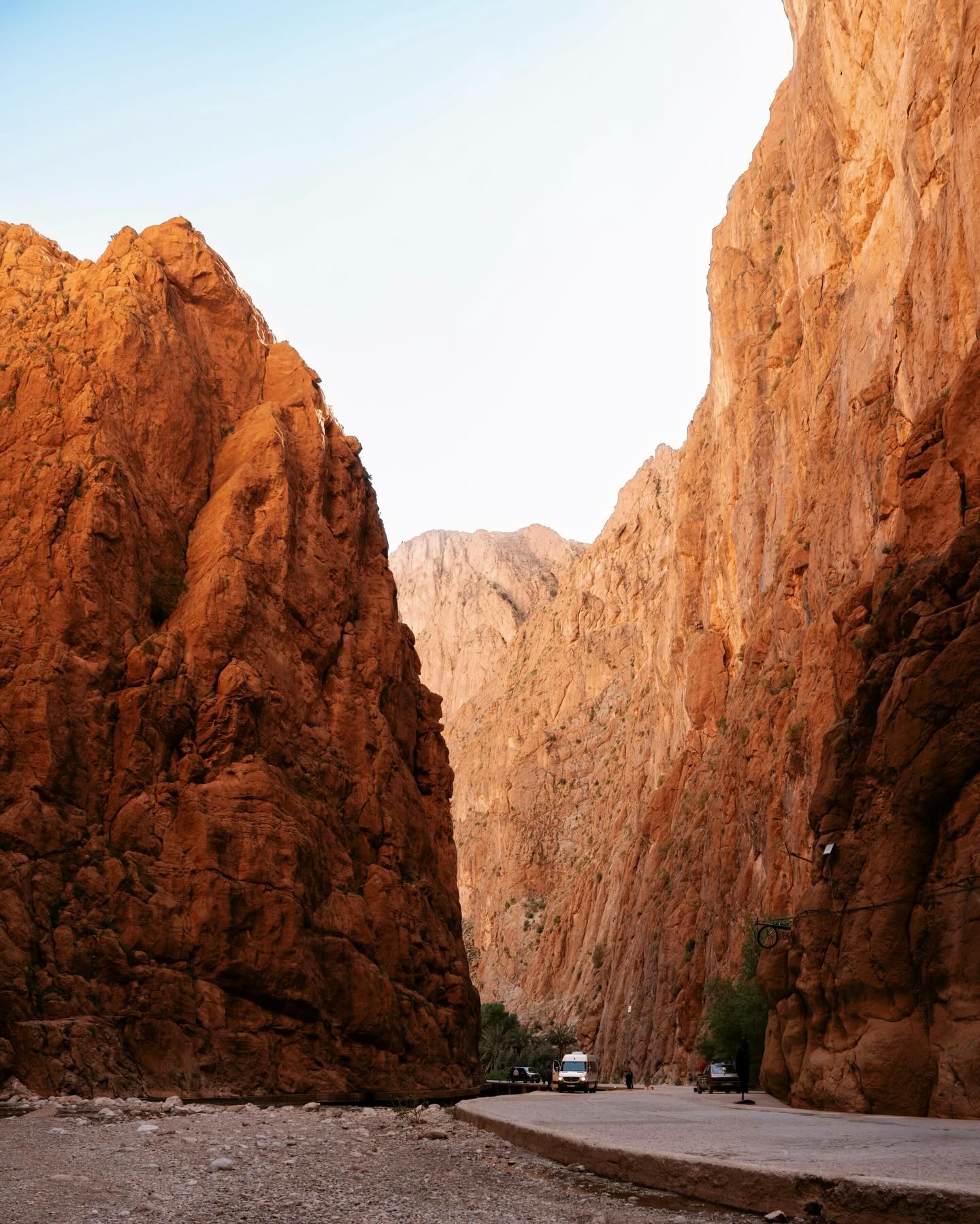 Dades Gorge Morocco limestone canyon walls