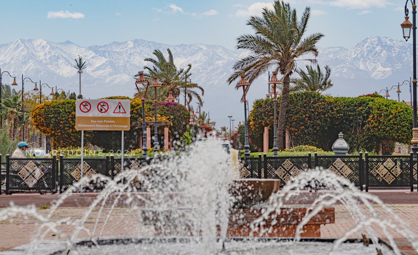 Street fountain in the Marrakech medina
