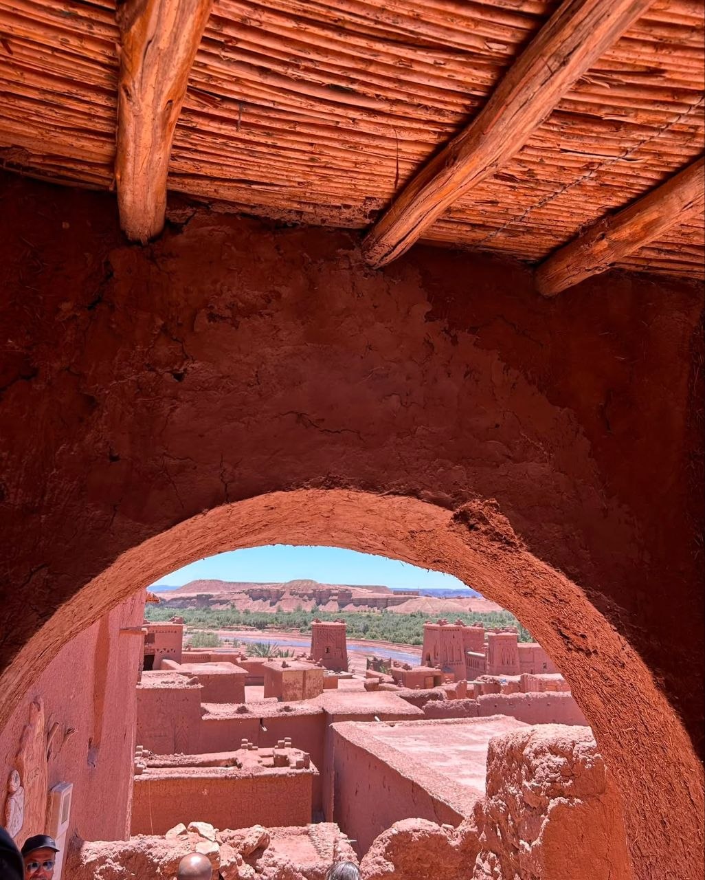 Panoramic view over Ait Ben Haddou