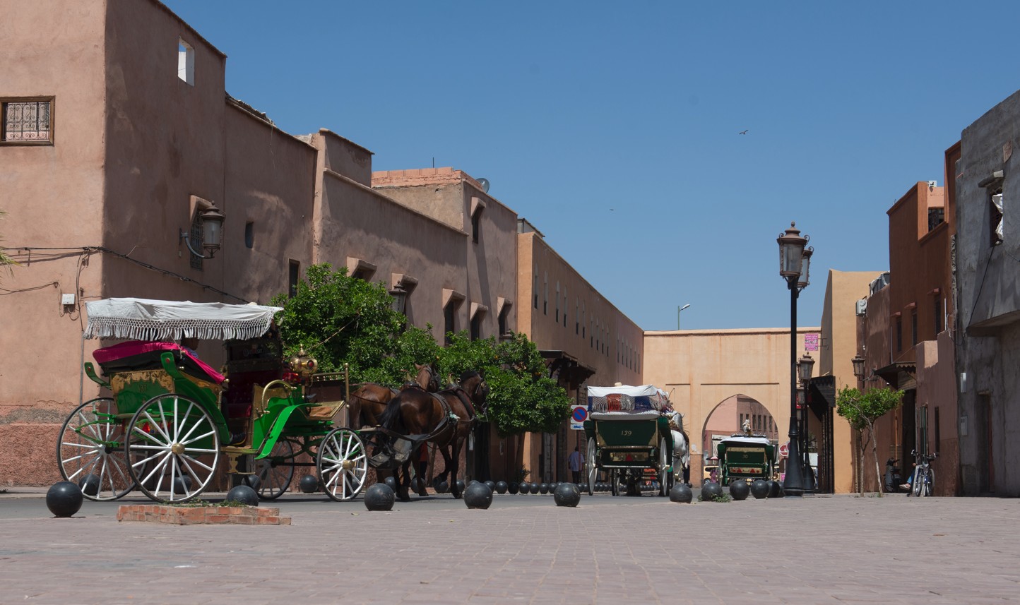 Horse-drawn carriage rides in Marrakech for families and couples