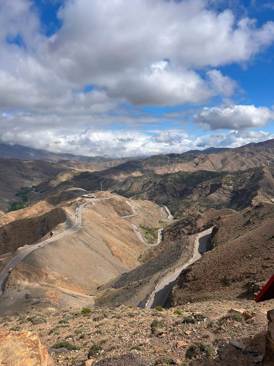 Tizi n'Tichka mountain pass in the High Atlas