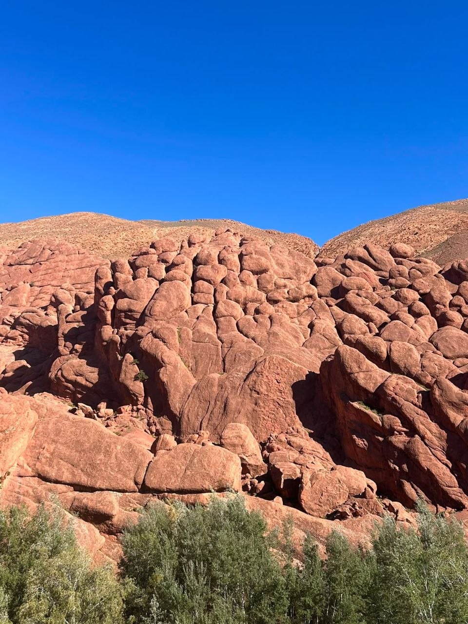 Todra Gorges canyon walls
