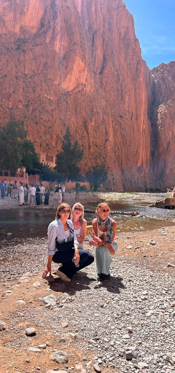 Walking through the Todra Gorges