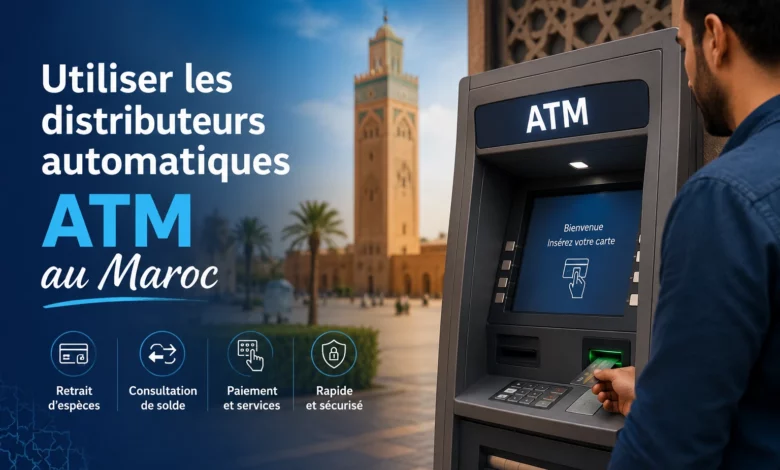 Utiliser les distributeurs automatiques ATM au Maroc