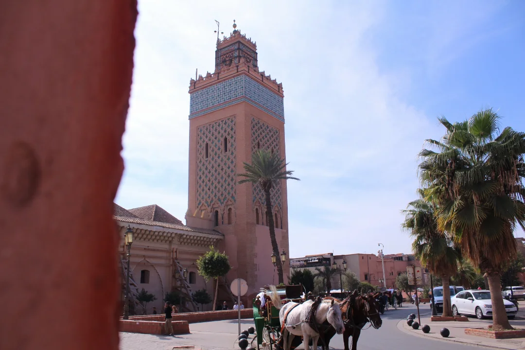 Horse-drawn carriage near Kasbah Moulay El Yazid Marrakech
