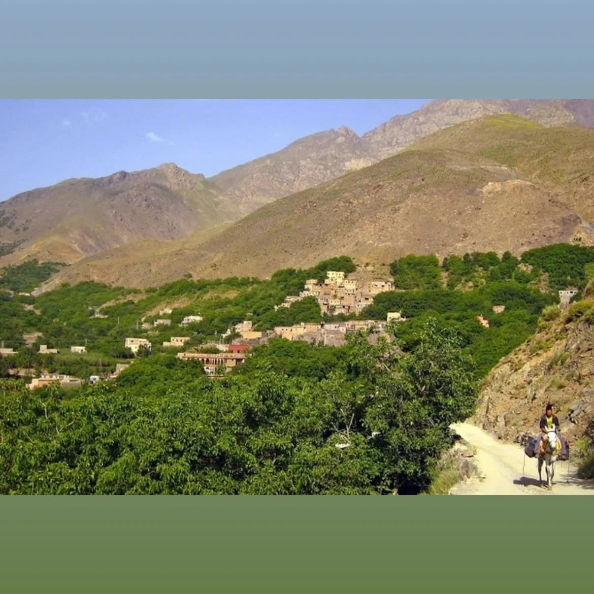 Mount Toubkal trek through Berber villages in the High Atlas Mountains