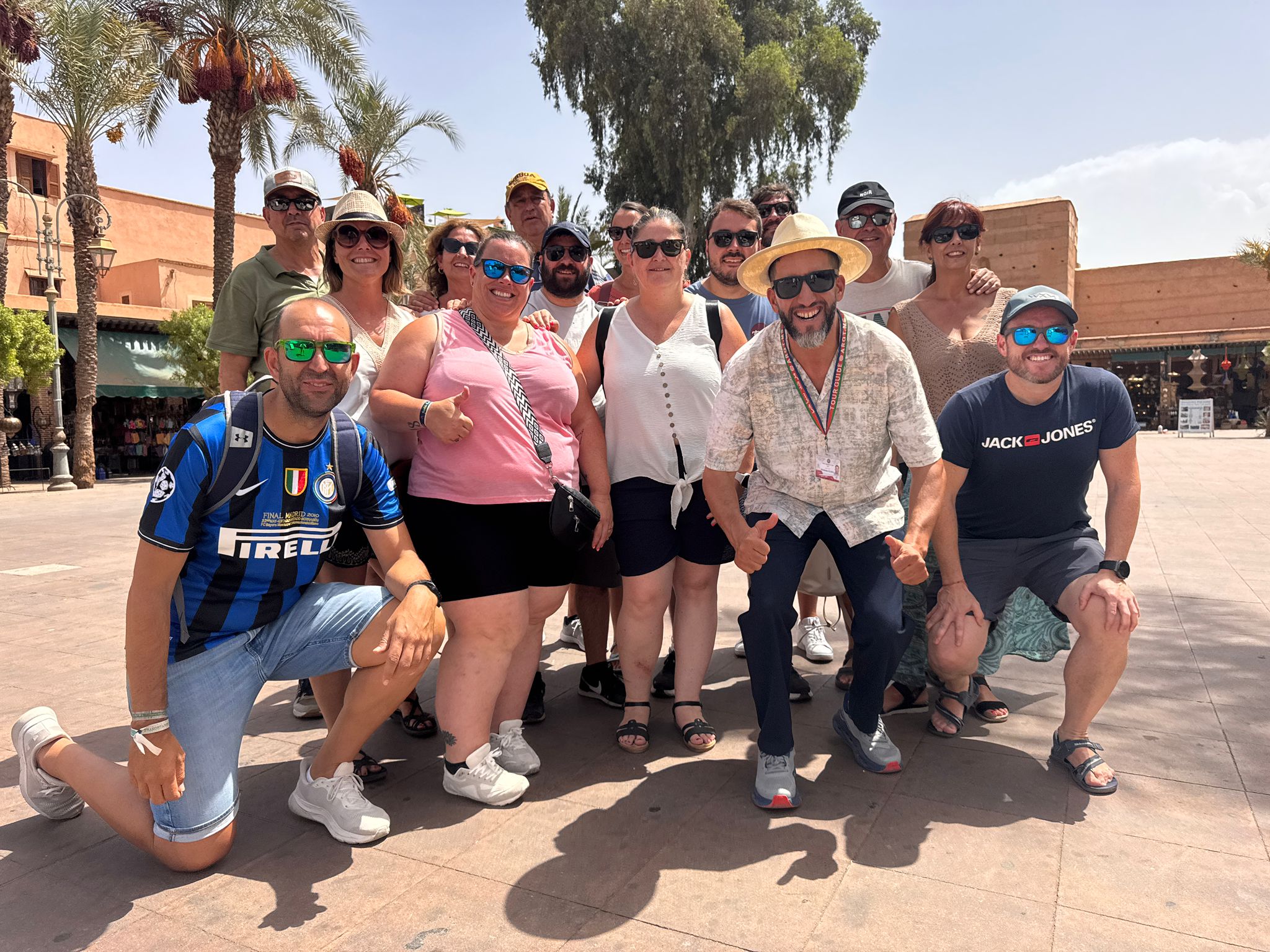 Visitors with their licensed guide in Darb al-Mellah, Marrakech