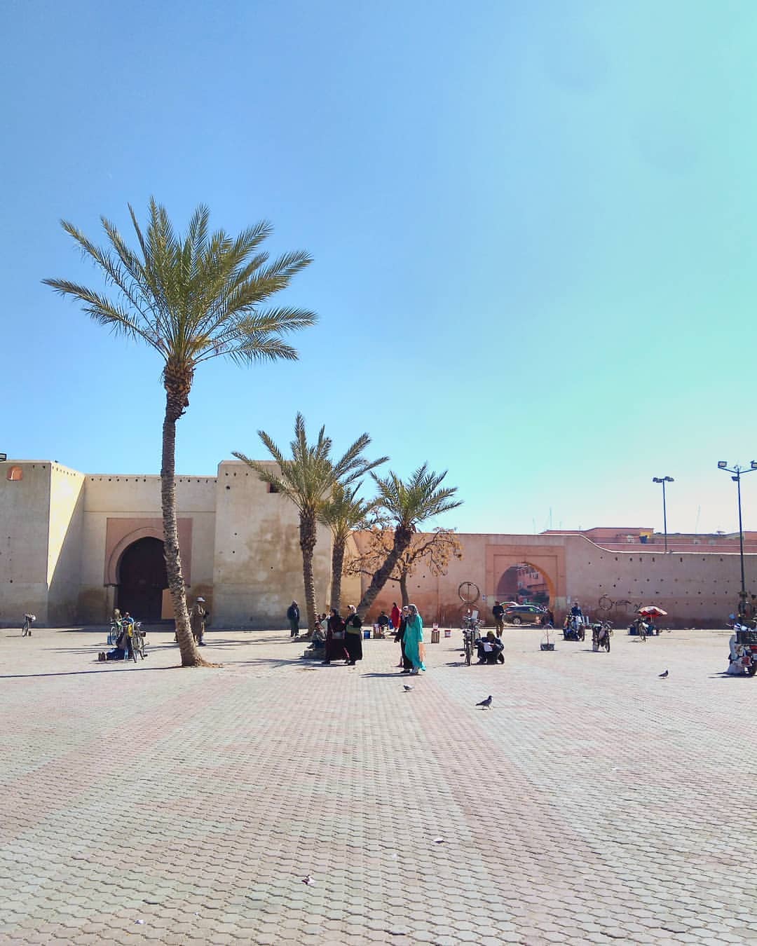 Bab Doukkala, the north western gate of the Marrakech medina