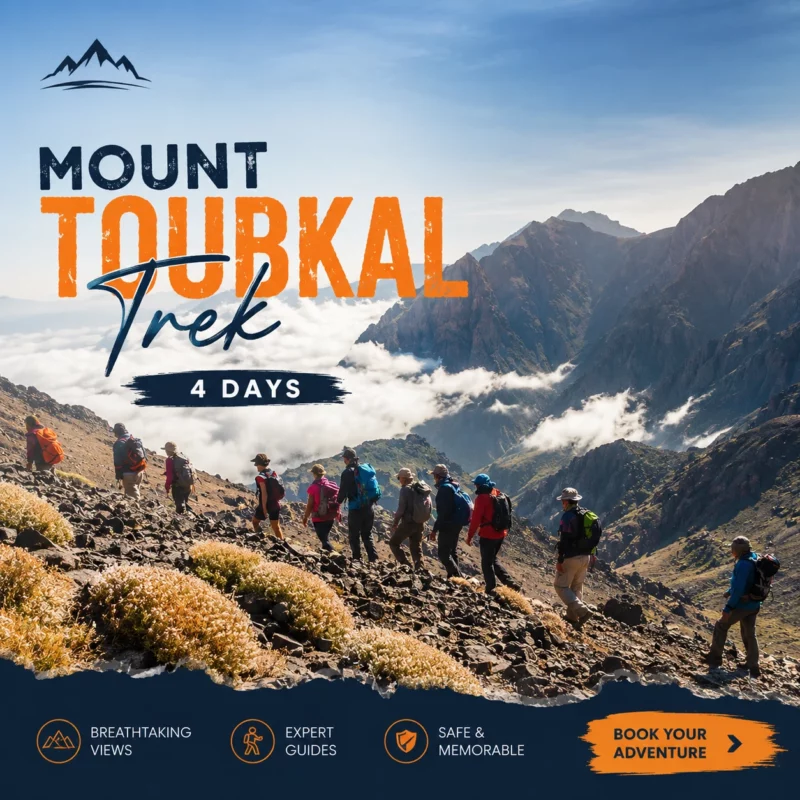 Mount toubkal trek 4 days